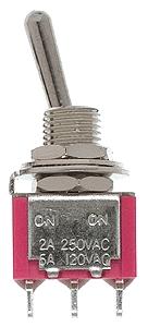 Miniatronics 3621008 All Scale Miniature Toggle Switches -- SPDT 5-Amp 120-Volt pkg(8)