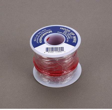 Miniatronics 4818501 All Scale 18 Gauge Stranded Single Conductor Wire - 100' 30m -- Red