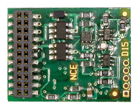 NCE Corporation 156 All Scale 6-Function DCC Control Decoder -- With 21-Pin MTC Plug
