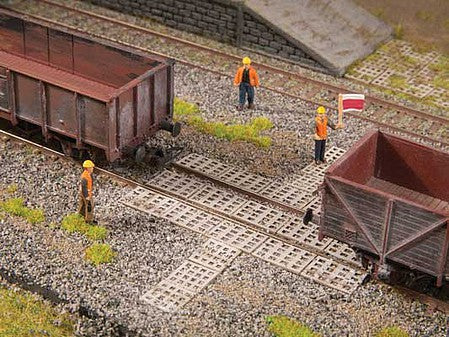Noch 14301 HO Scale Concrete Grids - Laser-Cut Minis -- Laser-Cut Wood - 15 Large and 21 Small
