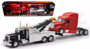 New Ray 12053 1/32 Peterbilt 335 Wrecker Tow Truck w/Tractor Cab (Die Cast)