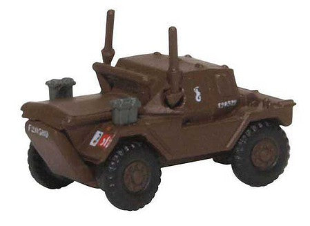 Oxford Diecast NDSC002 N Scale WWII Daimler Dingo - Assembled -- 10th Mounted Rifles (brown)