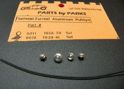 Parts By Parks 8012 1/24-1/25 Flathead Pulley 1939-41 (Spun Aluminum)