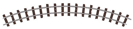Peco ST412 HOn30 Scale OO-9/HOe Curved Track - Setrack -- #1 9" 22.8cm Radius, 45 Degree Sections, Double Sections pkg(4)