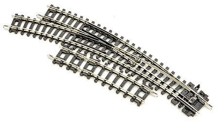 Peco ST45 N Scale Code 80 Curved Turnout - Setrack -- Left Hand