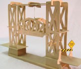 Pathfinders Kits 12 Truss Design Moving Lift Bridge Wooden Kit