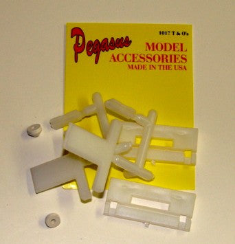 Pegasus Hobbies 1017 1/24-1/25 T & O's Parts (2) to Make Hopper Kits