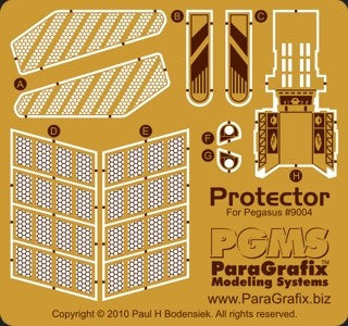 Paragrafix 126 1/1400 Galaxy Quest: NSEA Protector Photo-Etch Set for PGH