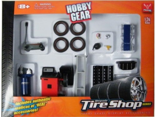 Phoenix Toys 18422 1/24 Tire Repair Shop Accessory Set