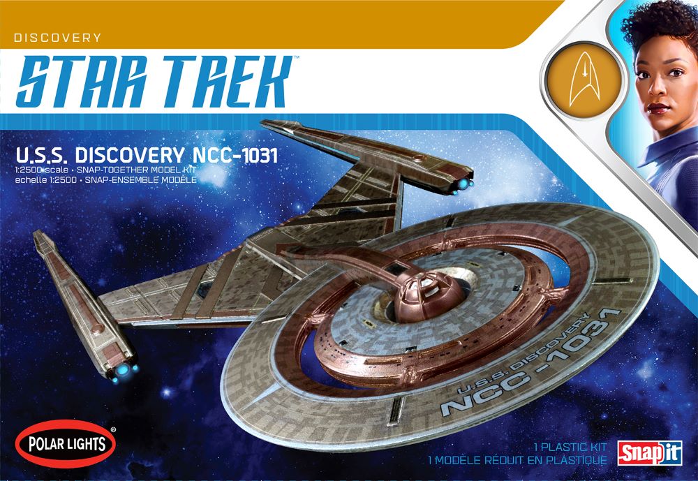 Polar Lights 961 1/2500 Star Trek Discovery Series USS Discovery NCC1031 (Snap)