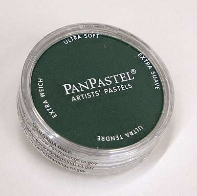 Panpastel 26201 All Scale Panpastel Color Powder -- Phthalo Green Extra Dark