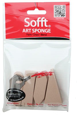 Panpastel 61100 All Scale Panpastel Sofft Sponge Bar -- Mixed Pack - 4 Pieces