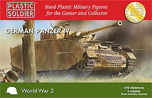 Plastic Soldier Co 7206 1/72 WWII German Panzer IV Tank (3)