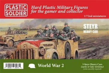 Plastic Soldier Co 7250 1/72 WWII German Steyr Heavy Car (Early/Late) (3)