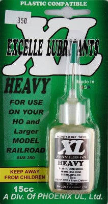 Phoenix Unlimited 350 1/2oz. Heavy Plastic Compatible Lubricant Oil for HO & Larger Bearings, N & Smaller Motors