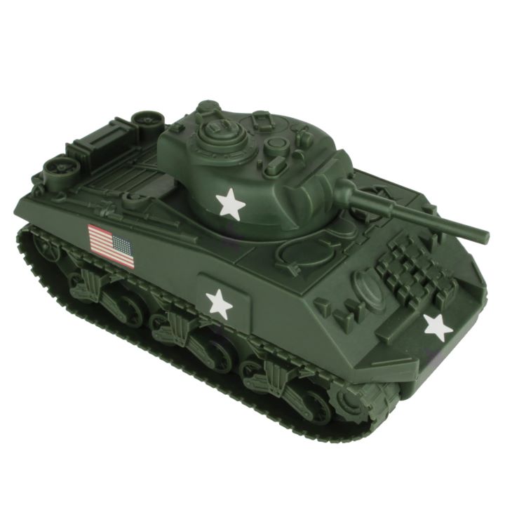 Playsets 49990 54mm Sherman Tank (Olive Green) (BMC Toys)