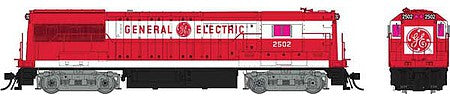 Rapido Trains 35029 HO Scale GE U25B High Hood - Standard DC -- GE Demonstrator 2502 (white, red)