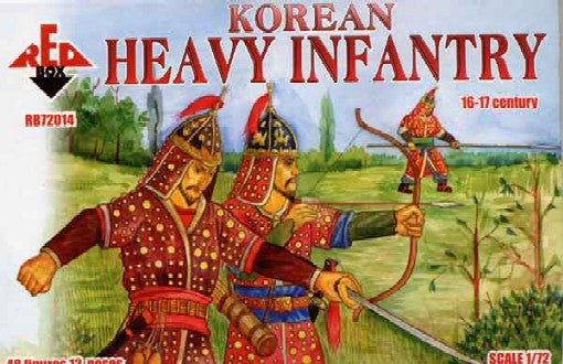 Red Box Figures 72014 1/72 Korean Heavy Infantry XVI-XVII Century (48)