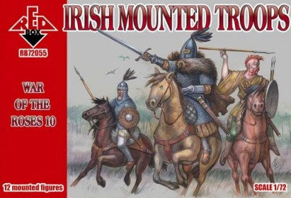 Red Box Figures 72055 1/72 War of the Roses 10: Irish Mounted Troops (12 Mtd)