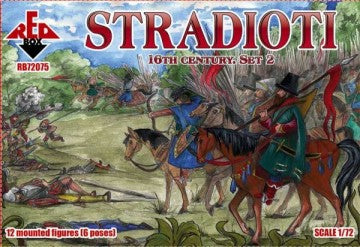 Red Box Figures 72075 1/72 Stradioti XVI Century Set #2 (12 Mtd)