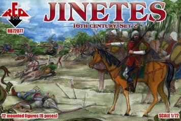 Red Box Figures 72077 1/72 Jinetes XVI Century Set #2 (12 Mtd)