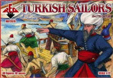 Red Box Figures 72078 1/72 Turkish Sailors XVI-XVII Century (40)