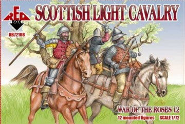 Red Box Figures 72108 1/72 War of the Roses: Scottish Light Cavalry (12 Mtd)