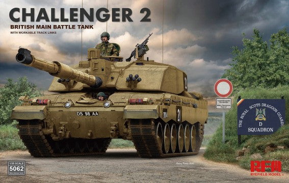 Rye Field Models 5062 1/35 British Challenger 2 Main Battle Tank w/Workable Track Links