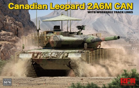 Rye Field Models 5076 1/35 Canadian Leopard 2A6M CAN Tank w/Workable Track Links