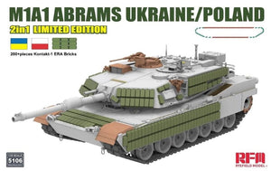 Rye Field Models 5106 1/35 M1A1 Abrams Main Battle Tank Ukraine/Poland Limited Edition (2 in 1)