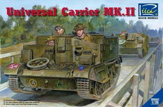 Riich Models 35027 1/35 Universal Carrier Mk II Tank w/Full Interior