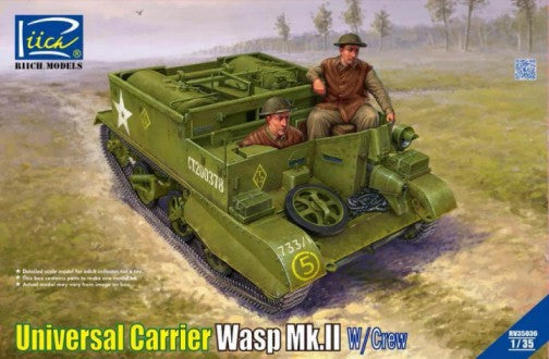 Riich Models 35036 1/35 Wasp Mk II Universal Carrier w/2 Crew
