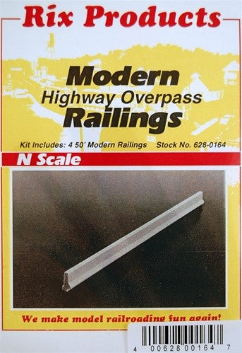 Rix Products 164 N 50' Modern Highway Railings (4)