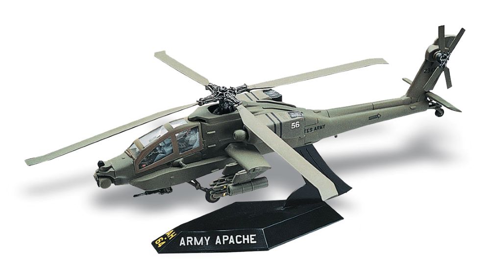 Revell Monogram 1183 1/72 Apache Helicopter (Snap)