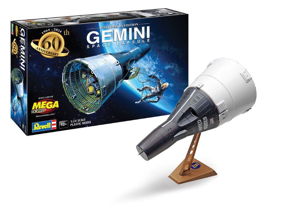 Revell Monogram 3705 1/24 Gemini Space Capsule 60th Anniversary Edition (Exclusive Ltd Run)