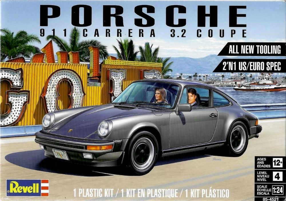 Revell Monogram 4521 1/24 1984 Porsche 911 Carrera 3.2 Coupe (2 in 1)