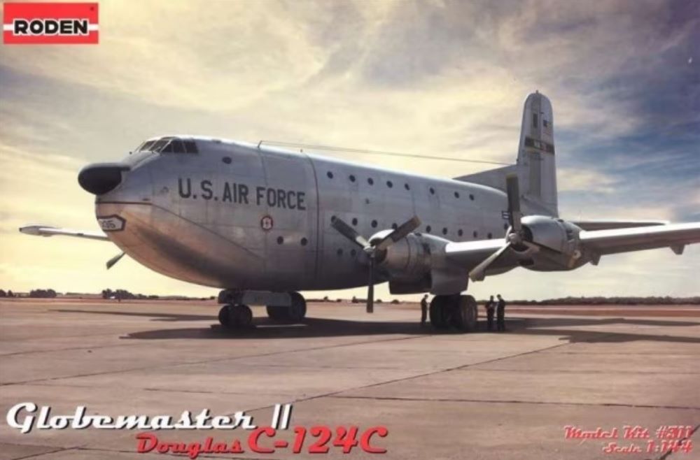 Roden 311 1/144 C124C Globemaster II US Transport Aircraft