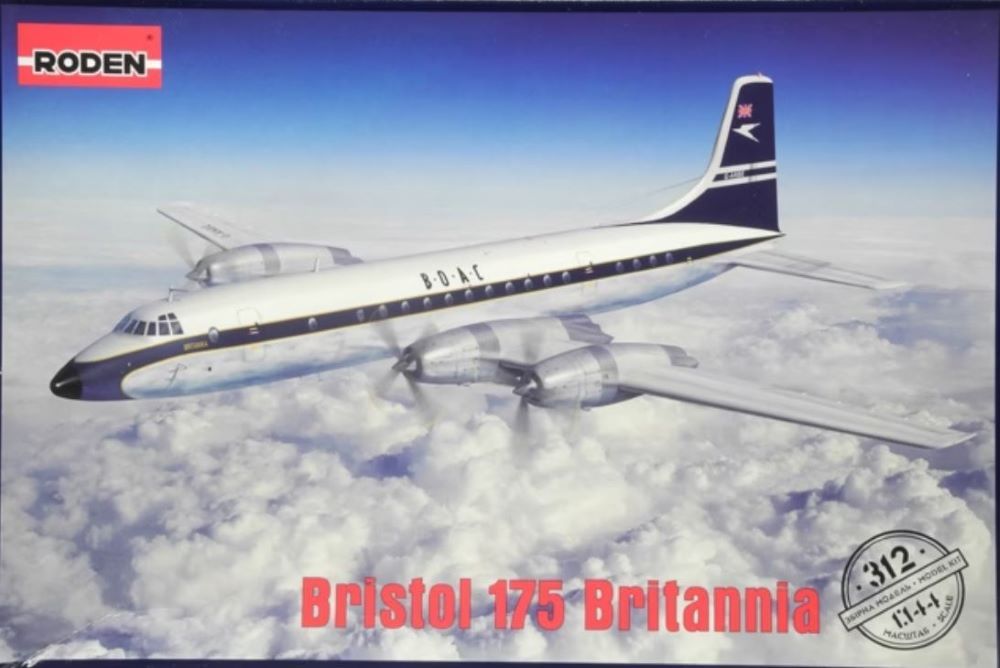 Roden 312 1/144 Bristol 175 Britannia BOAC Airliner
