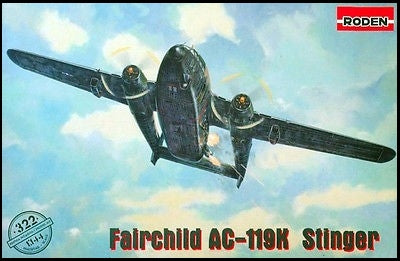 Roden 322 1/144 Fairchild AC119K Stinger Ground Support Aircraft