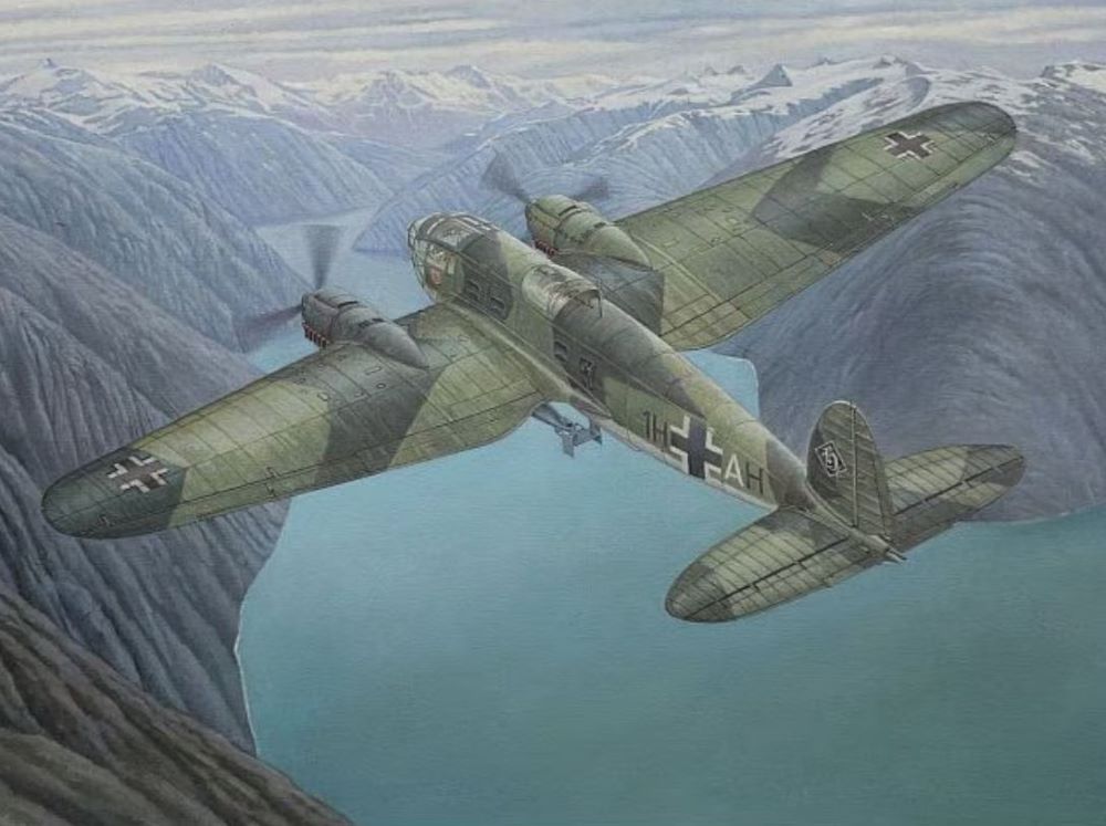 Roden 341 1/144 Heinkel He111H6 WWII German Main Medium Bomber