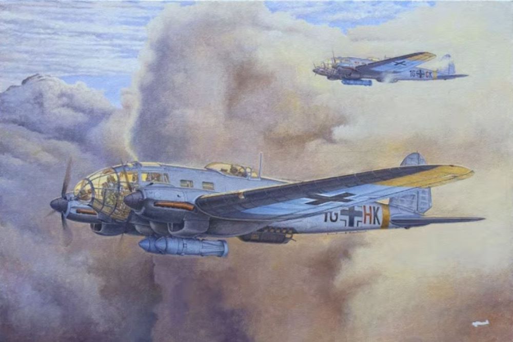 Roden 344 1/144 Heinkel He111H16/H20 WWII German Medium Bomber