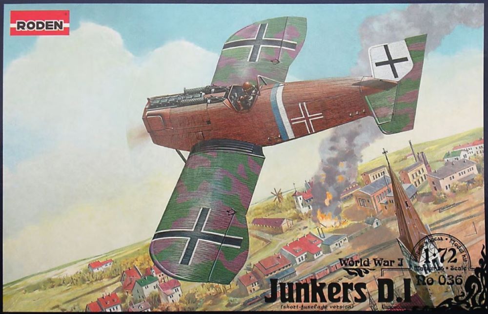 Roden 36 1/72 Junkers D I Late German Fighter