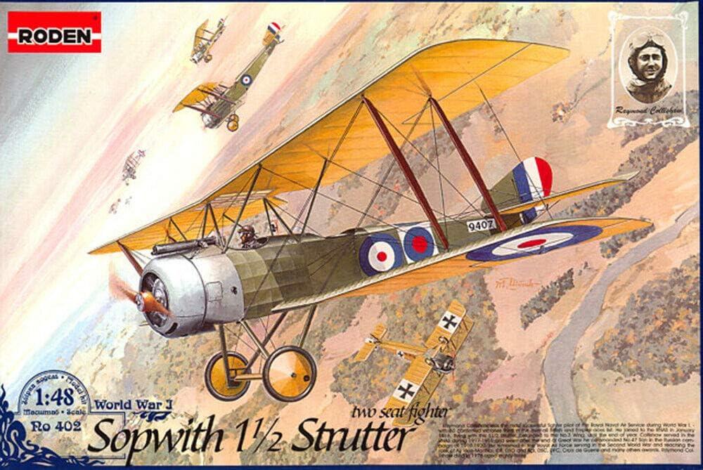 Roden 402 1/48 Sopwith 1-1/2 Strutter WWI British BiPlane Fighter