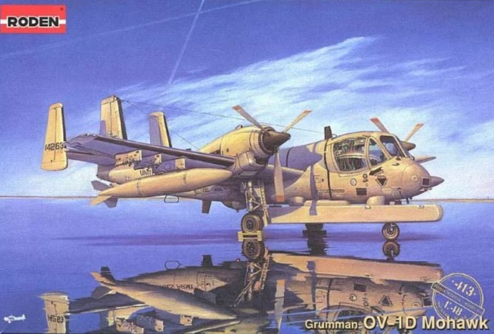 Roden 413 1/48 OV1D Mohawk Recon Multi-Purpose US Aircraft