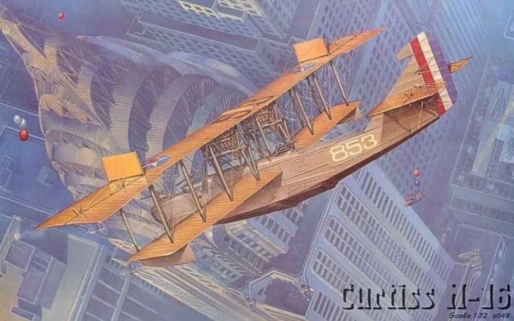 Roden 49 1/72 Curtiss H16 Navy Flying Boat BiPlane