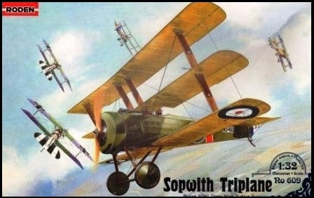 Roden 609 1/32 Sopwith WWI British Triplane Fighter