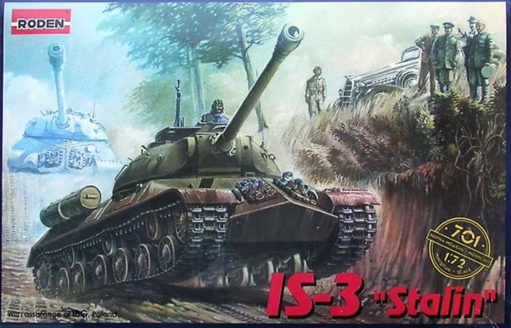 Roden 701 1/72 IS3 Stalin Soviet Tank 1944