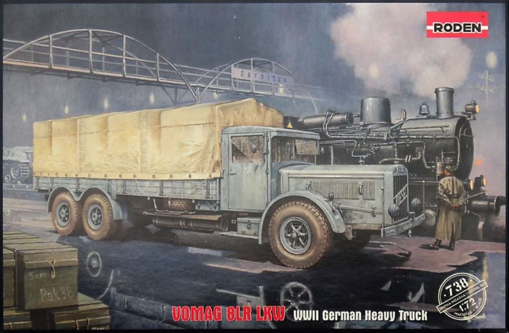 Roden 738 1/72 Vomag 8 LR Lkw WWII German Heavy Military Truck