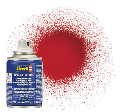 Italeri Acrylic Paint: Red, Yellow, and Gloss Clear Coat