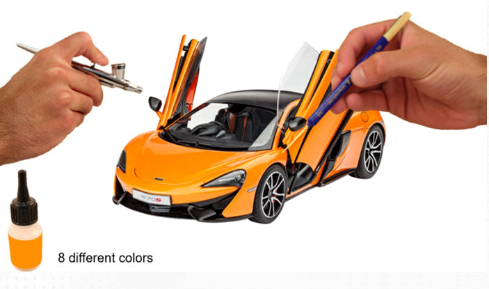 Revell 36202 Model Color: Sportscar Acrylic Paint Set (8 Colors) 18ml Bottles